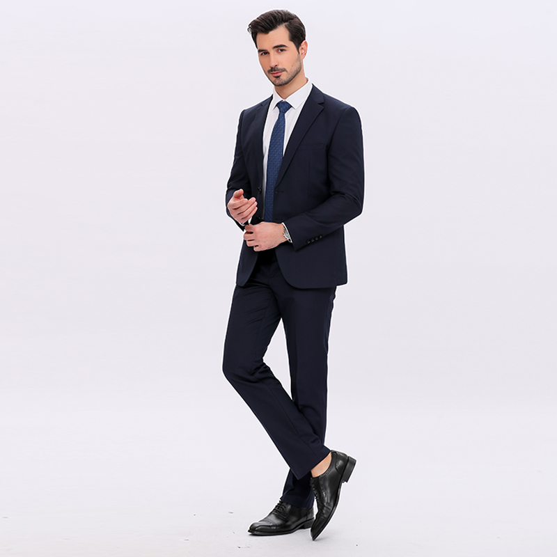 Korean Men Formal Wear - بدلة رجالية من قطعتين بزرين، تصميم