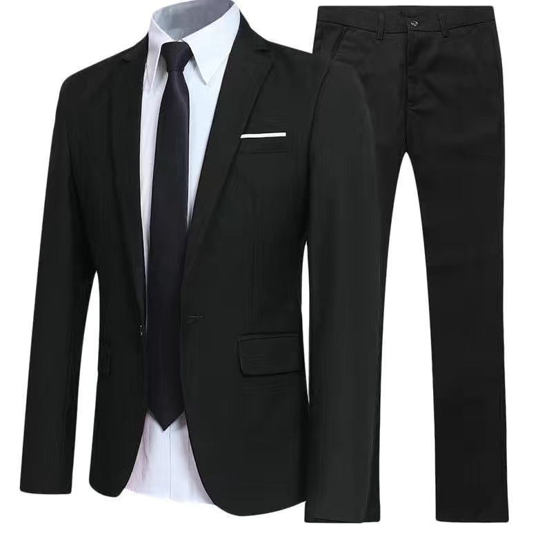 Korean Men Formal Wear - بدلة رجالية من ثلاث قطع بقصة