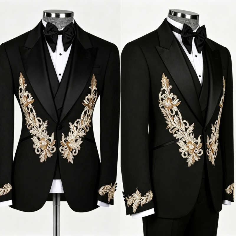 Men'S Formal Evening Wear - بدلة رجالية رسمية للزفاف مكونة من