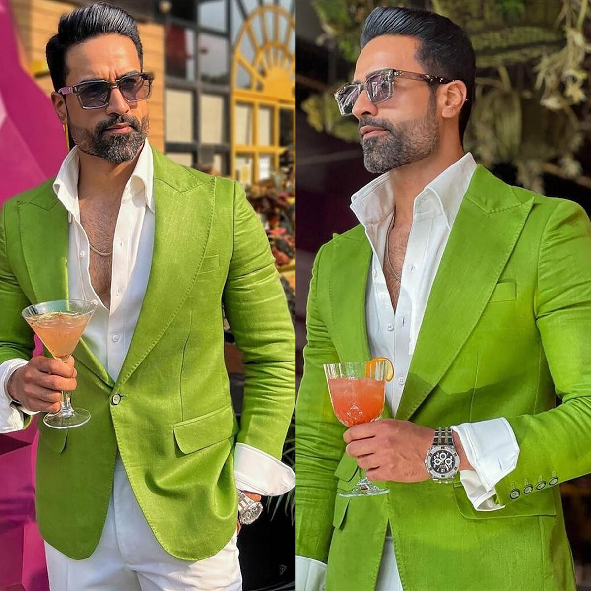 Men Formal Wear Modern - بدلة زفاف رجالية خضراء أنيقة مصممة