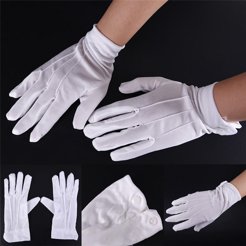 Formal Wear Gloves Men - تصميم الأزياء 1 زوج قفازات بيضاء