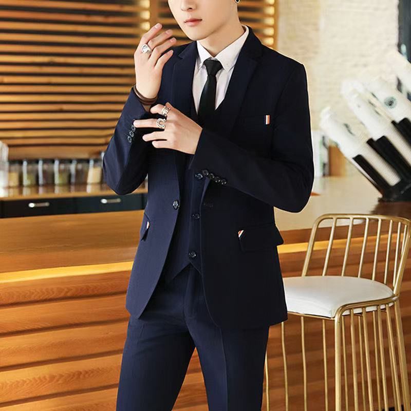 بدلة رجالية من قطعتين بقصة ضيق - مراجعة Korean Men Formal Wear وسعره