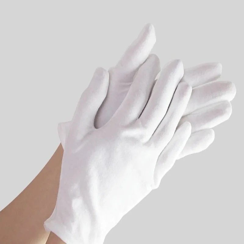 زوج واحد من قفازات القطن البيض - مراجعة Formal Wear Gloves Men وسعره