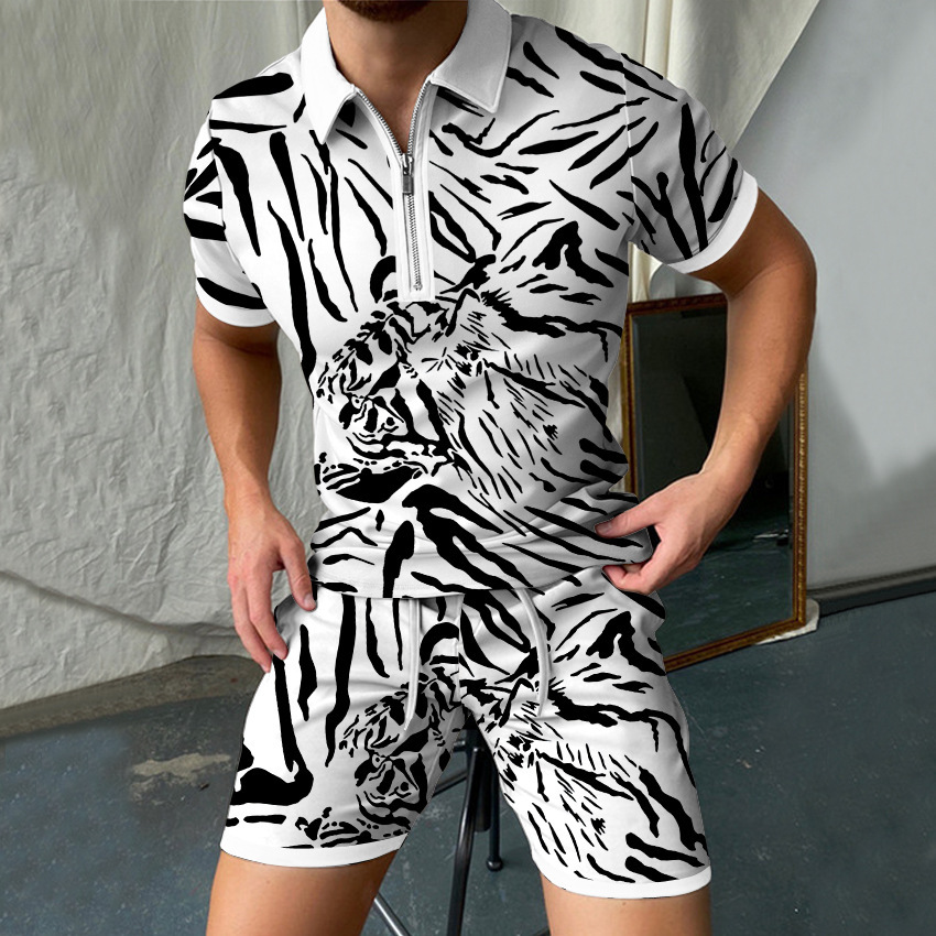 طقم قميص بولو بأكمام قصيرة بطب - مراجعة Men'S Formal Beach Wear وسعره