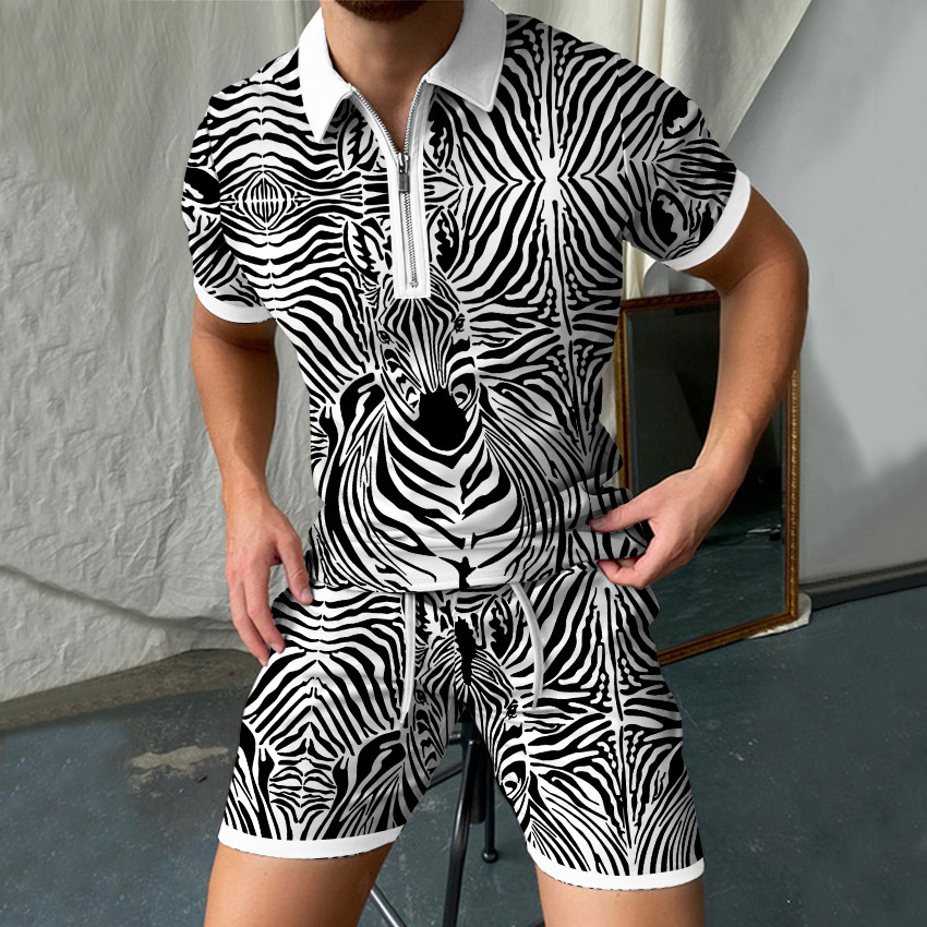 طقم قميص بولو بأكمام قصيرة بطب - مراجعة Men'S Formal Beach Wear وسعره