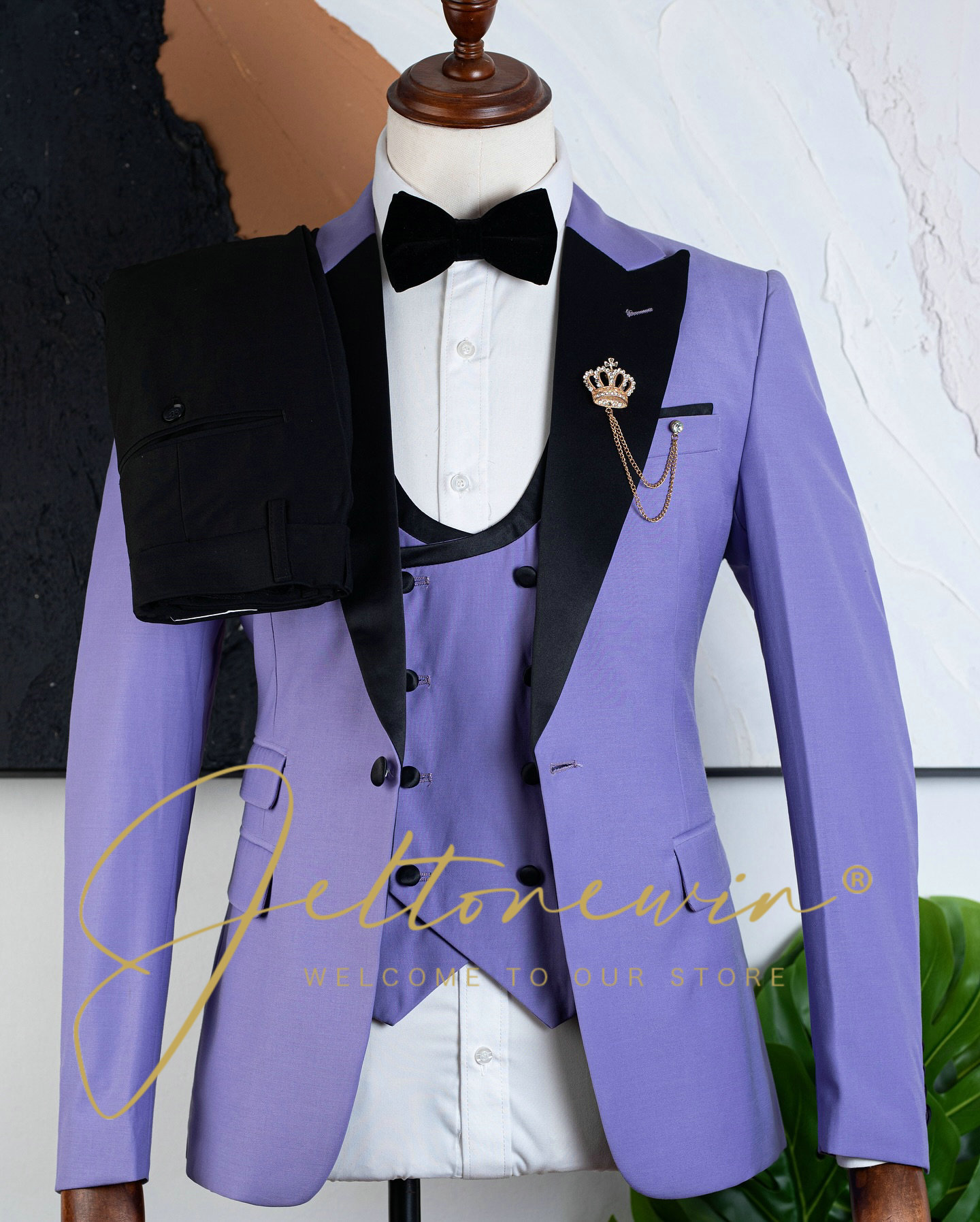 طقم بدلة سهرة مكون من ثلاث قطع - مراجعة Men'S Formal Evening Wear وسعره
