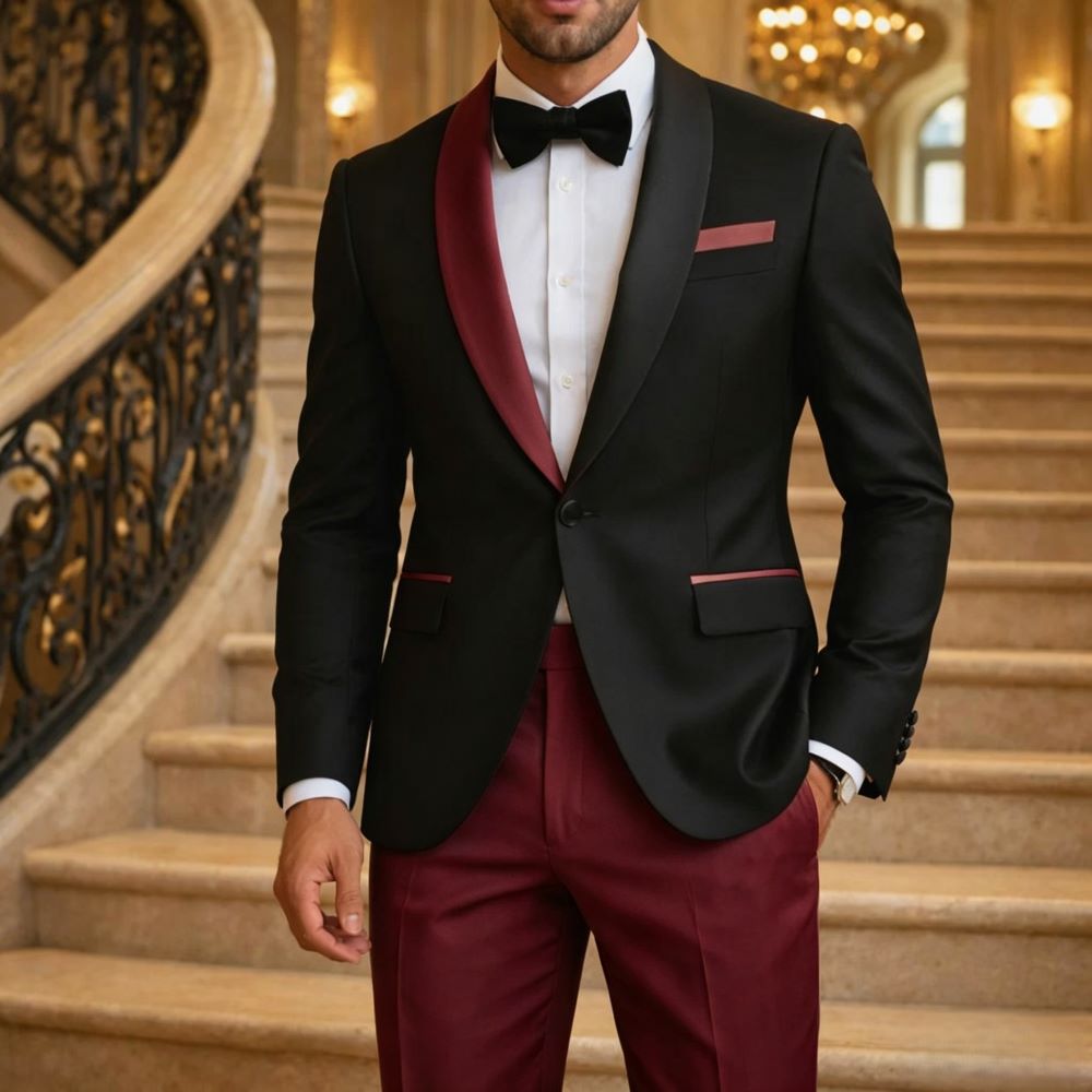 بدلات رسمية للرجال بلونين متبا - مراجعة Men'S Formal Evening Wear وسعره