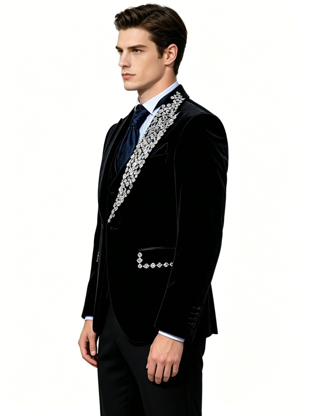 بدلة زفاف رسمية من قطعتين من ا - مراجعة Men'S Formal Evening Wear وسعره