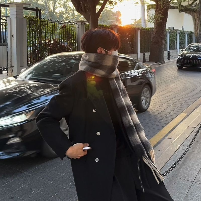 معطف صوف للرجال مستوحى من الكو - مراجعة Korean Men Formal Wear وسعره
