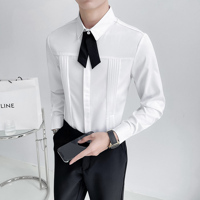 فاخر الرجال حفل زفاف قميص الكو - مراجعة Korean Men Formal Wear وسعره