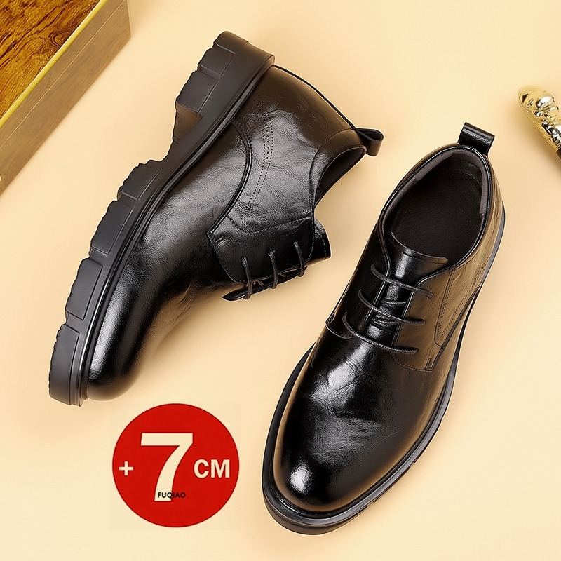 الرجال 7 سنتيمتر مصعد الأعمال  - مراجعة Formal Men Daily Wear Slippers وسعره