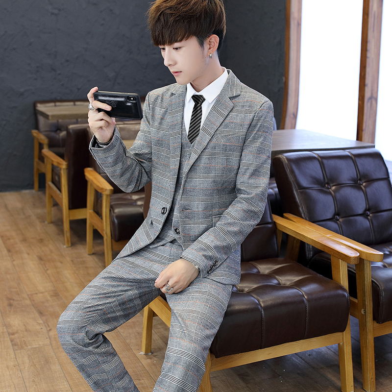 طقم بدلة رجالي ضيق (Slim Fit)  - مراجعة Korean Men Formal Wear وسعره