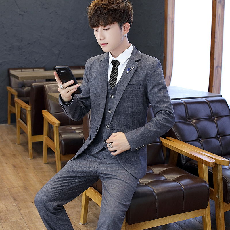 طقم بدلة رجالي ضيق (Slim Fit)  - مراجعة Korean Men Formal Wear وسعره