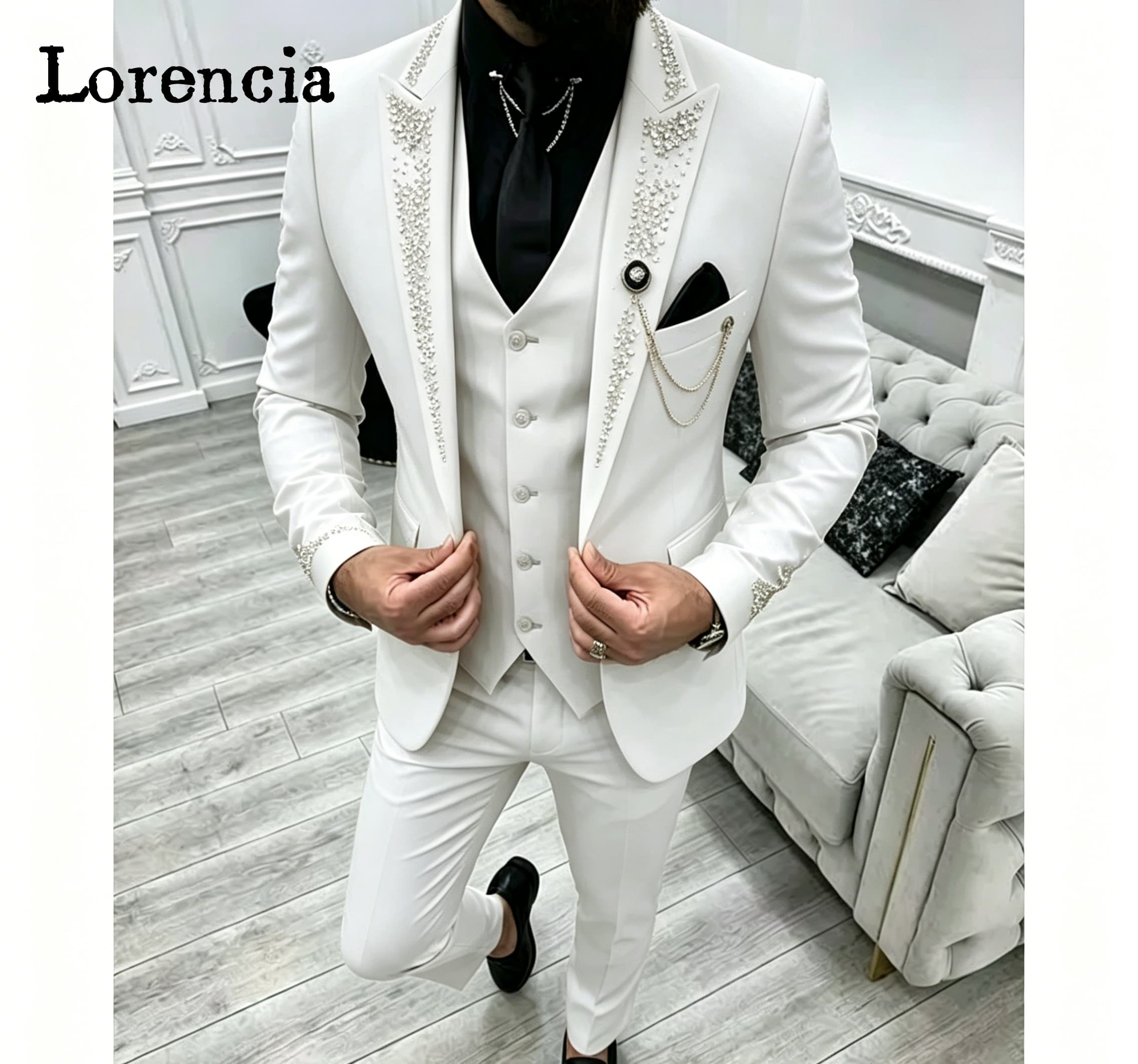 طقم بدلة رسمية فاخرة للرجال من - مراجعة Men'S Formal Evening Wear وسعره