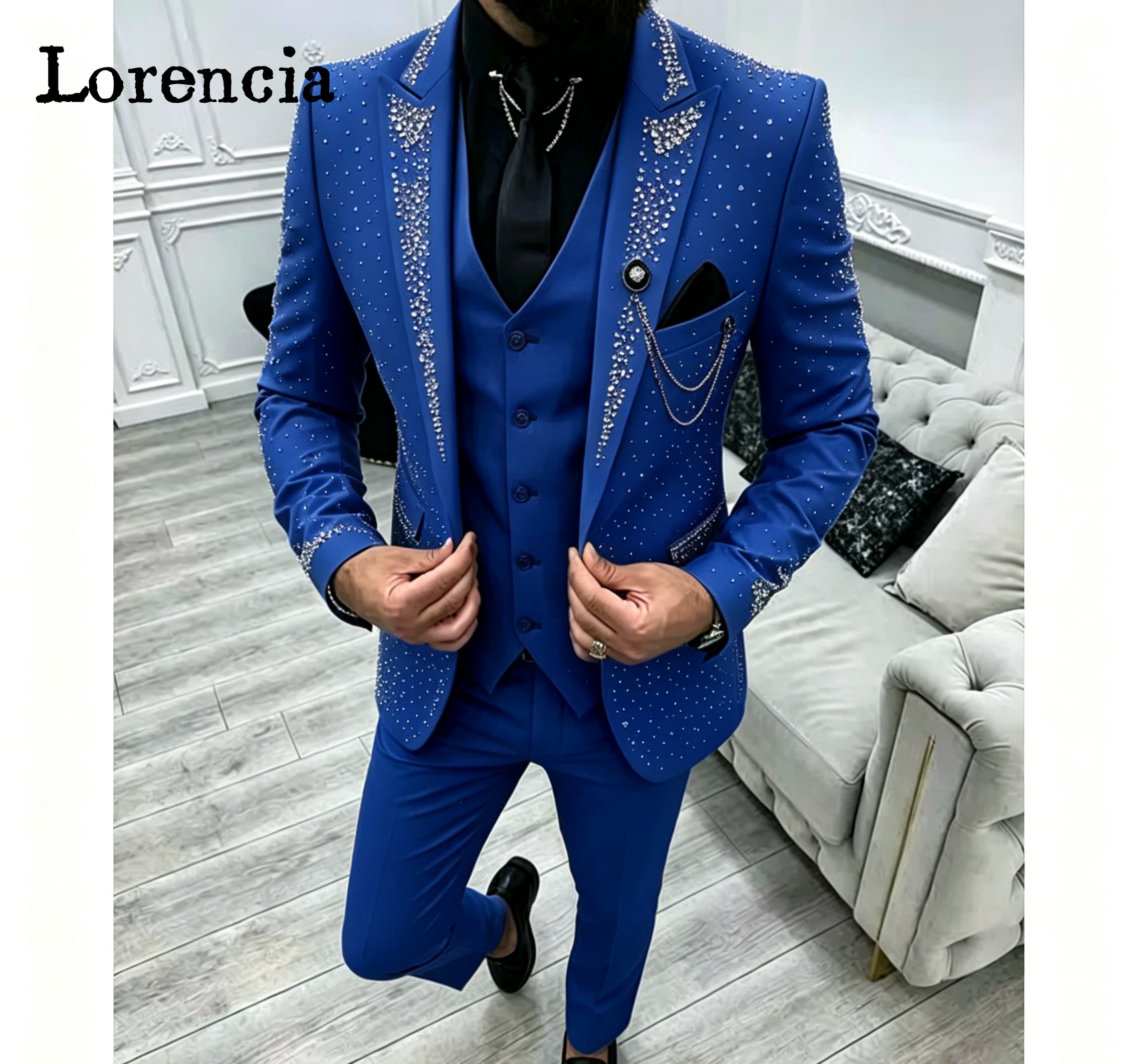 طقم بدلة رسمية فاخرة للرجال من - مراجعة Men'S Formal Evening Wear وسعره