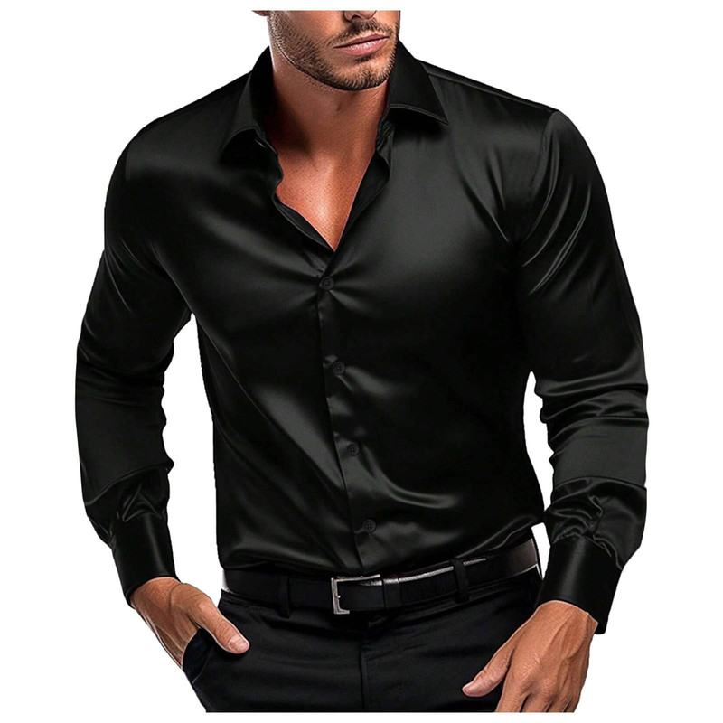 قميص رجالي رسمي بأكمام طويلة م - مراجعة Mens Formal Look وسعره