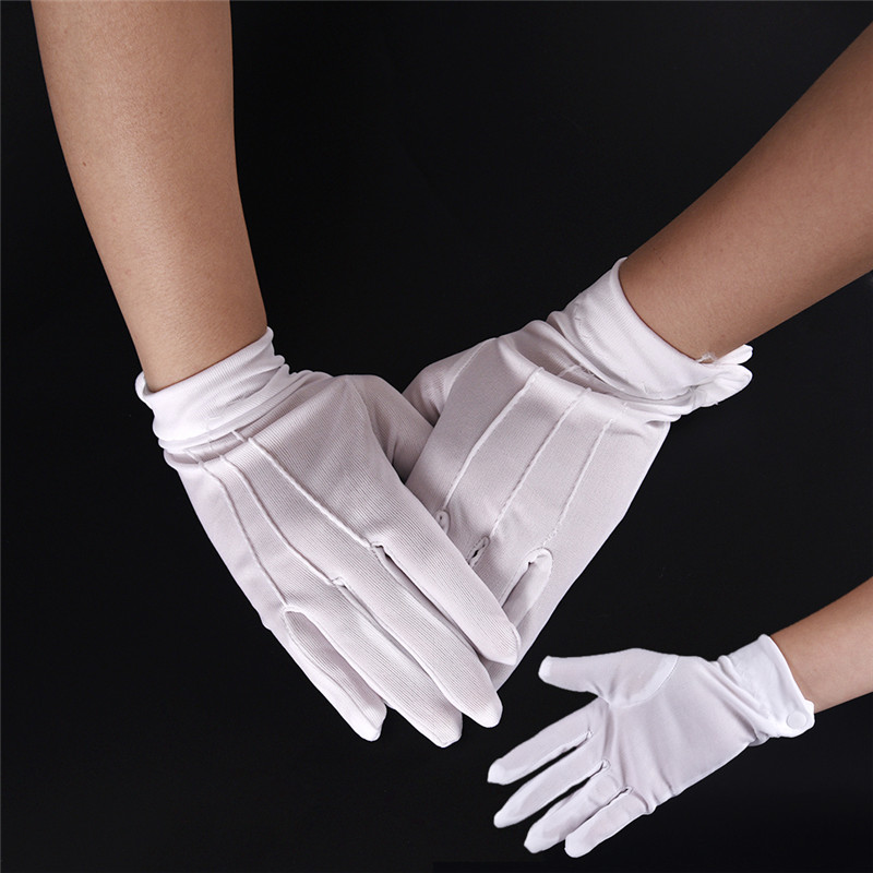 تصميم الأزياء 1 زوج قفازات بيض - مراجعة Formal Wear Gloves Men وسعره