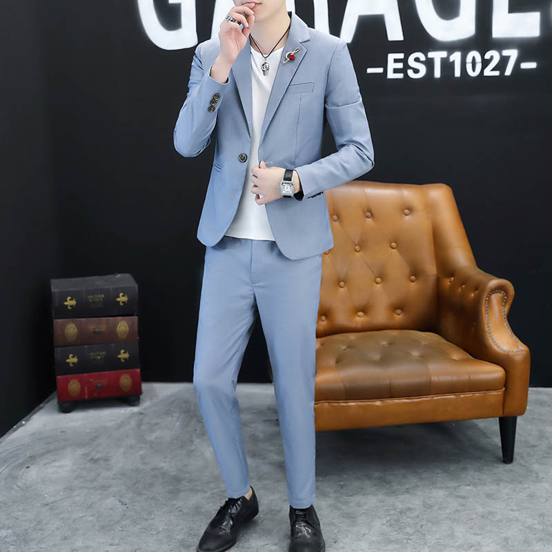 سترة رجالية أنيقة وعصرية على ا - مراجعة Korean Men Formal Wear وسعره